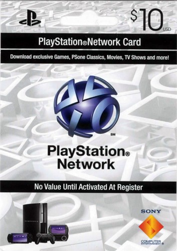 PSN 10美金(USD) 點數禮物卡 Gift Card PSV PS3 PS4 PS4Pro 美國帳戶適用