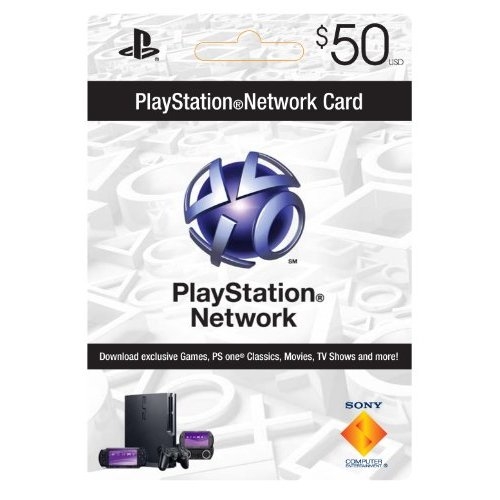 PSN 50美金(USD) 點數禮物卡 Gift Card PSV PS3 PS4 PS4Pro 美國帳戶適用