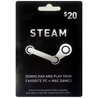 (需提供帳密) Steam 20美金(USD)點數 Steam點數 可自動兌換成你帳號的幣值