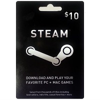 (需提供帳密) Steam 10美金(USD) 點數 Steam點數 可自動兌換成你帳號的幣值