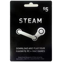 (需提供帳密) Steam  5美金(USD)點數 Steam點數 可自動兌換成你帳號的幣值