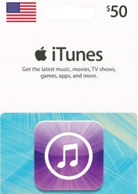 iTunes  50美金(USD) Gift Card 蘋果禮物卡