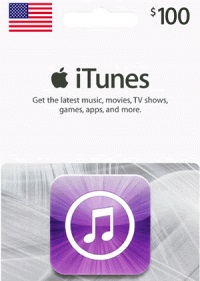 iTunes 100美金(USD) Gift Card 蘋果禮物卡